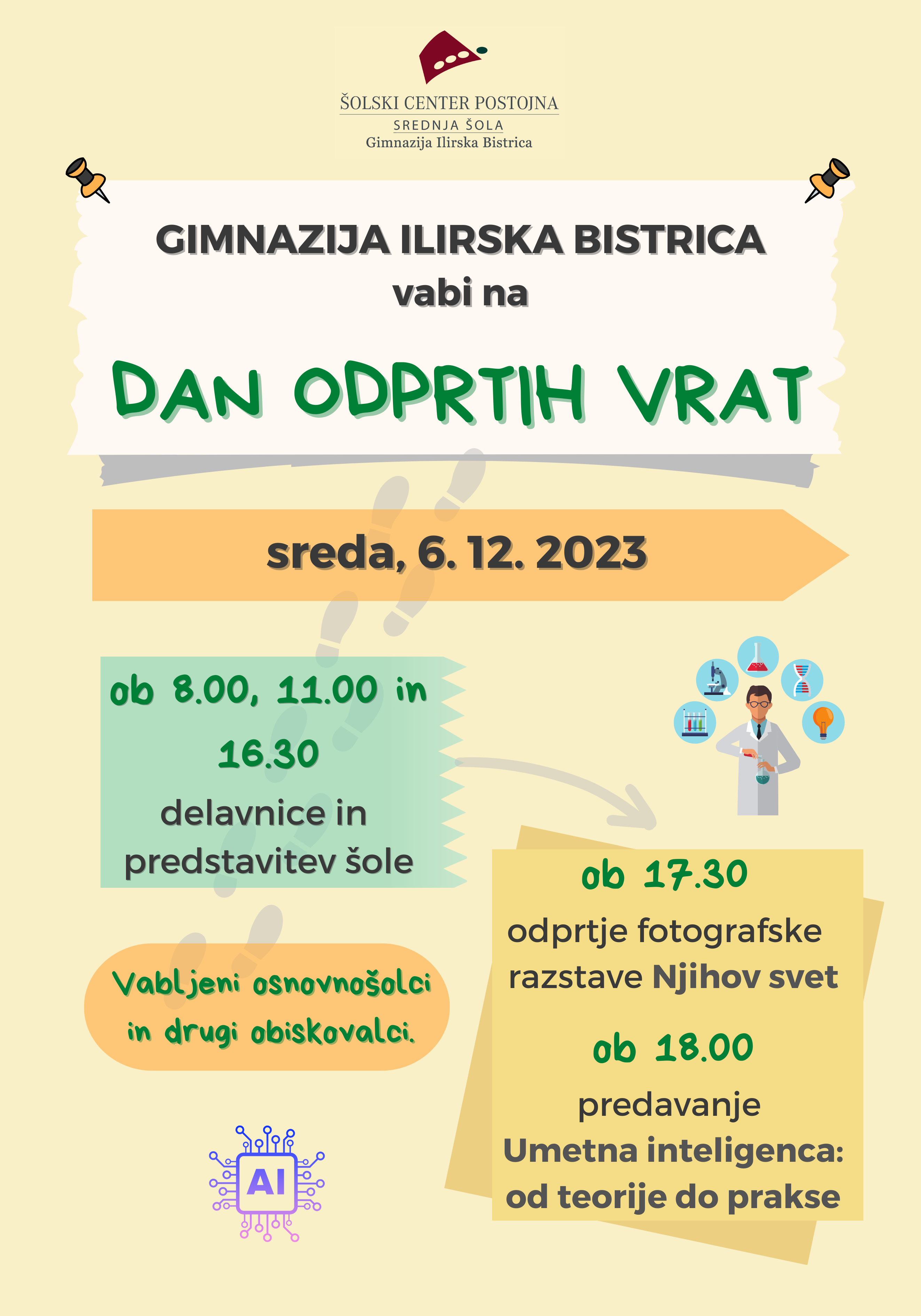 Dan odprtih vrat šole - 2023